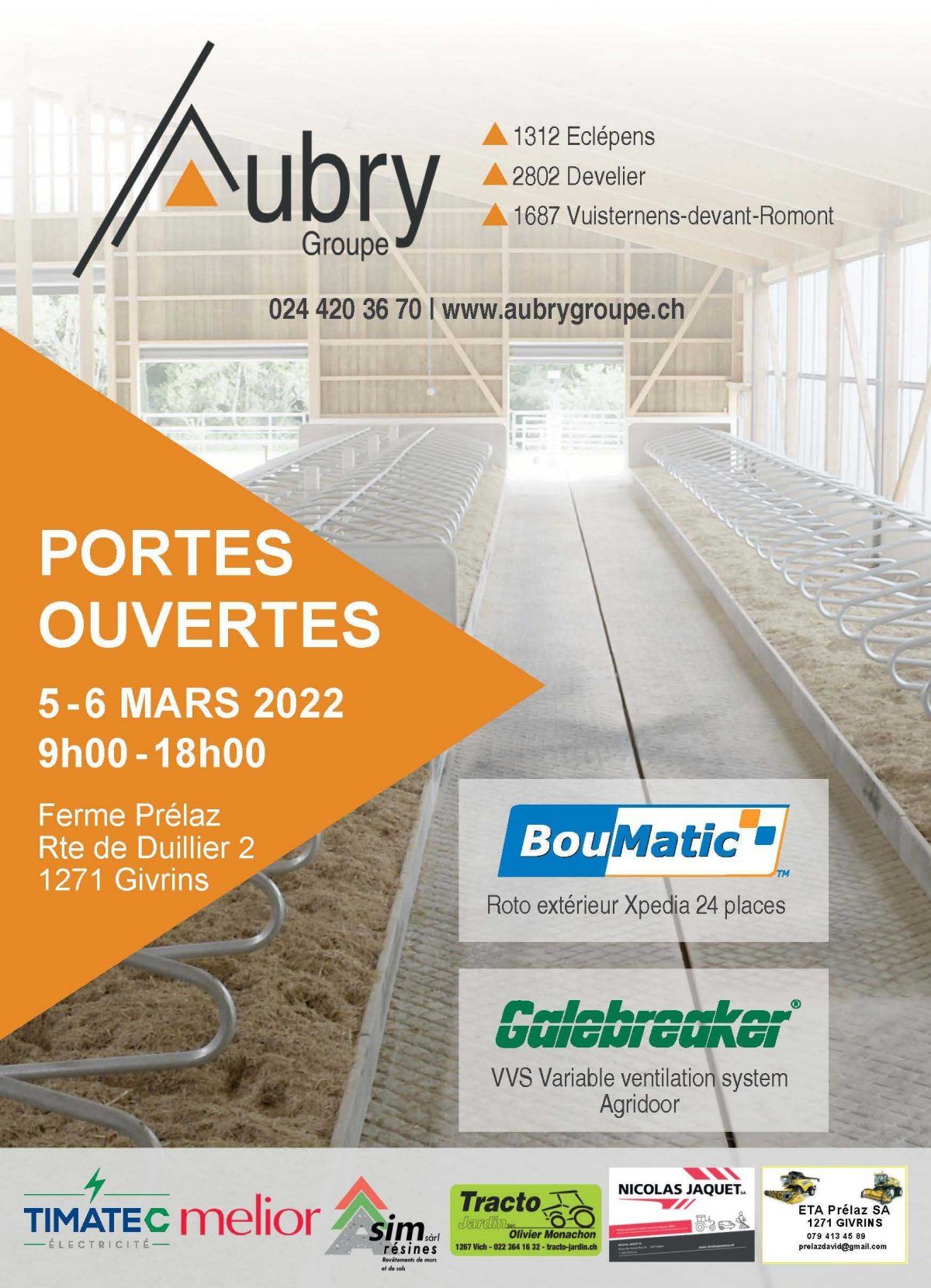 Portes ouvertes Prélaz